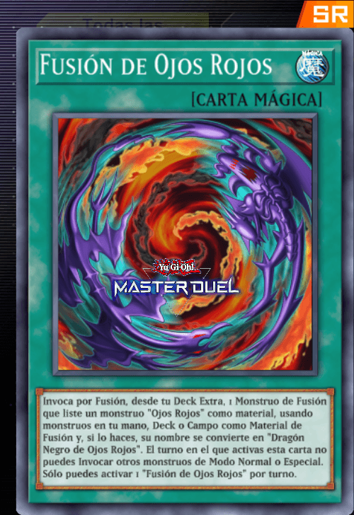 Fusi N De Ojos Rojos Carta Bonyou S Yu Gi Oh Master Duel