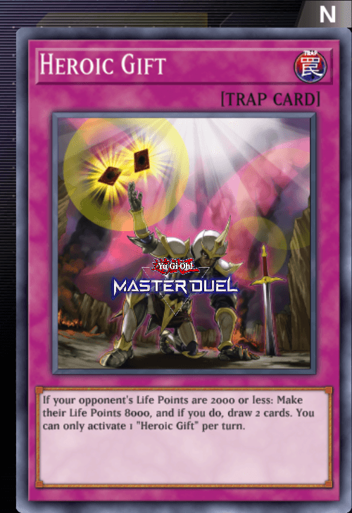 Heroic Gift - Card | bonyou's Yu-Gi-Oh! Master Duel