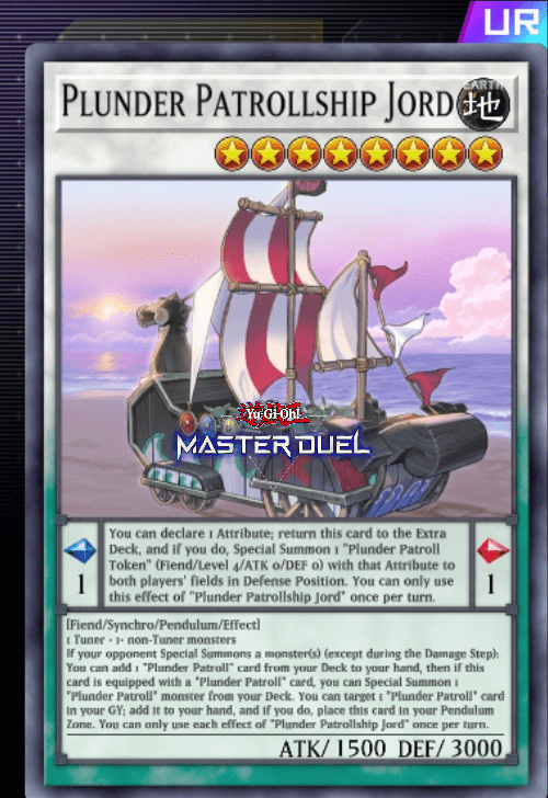 Plunder Patrollship Jord - Card | bonyou's Yu-Gi-Oh! Master Duel