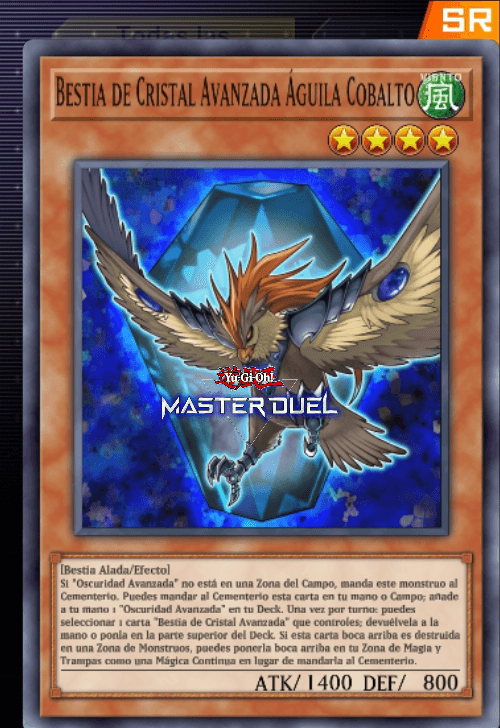 Bestia de Cristal Avanzada Águila Cobalto - Carta | bonyou's Yu-Gi-Oh!  Master Duel